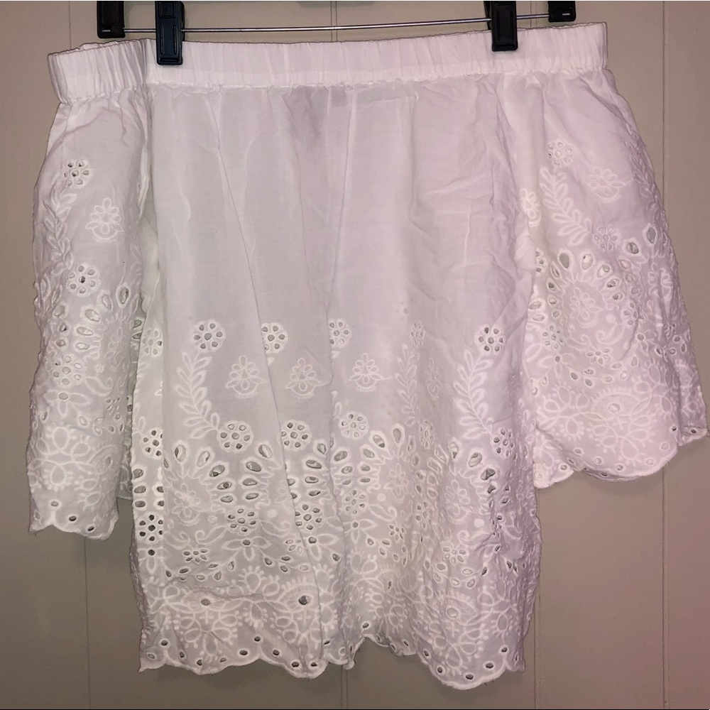 H&M White Off the Shoulder
